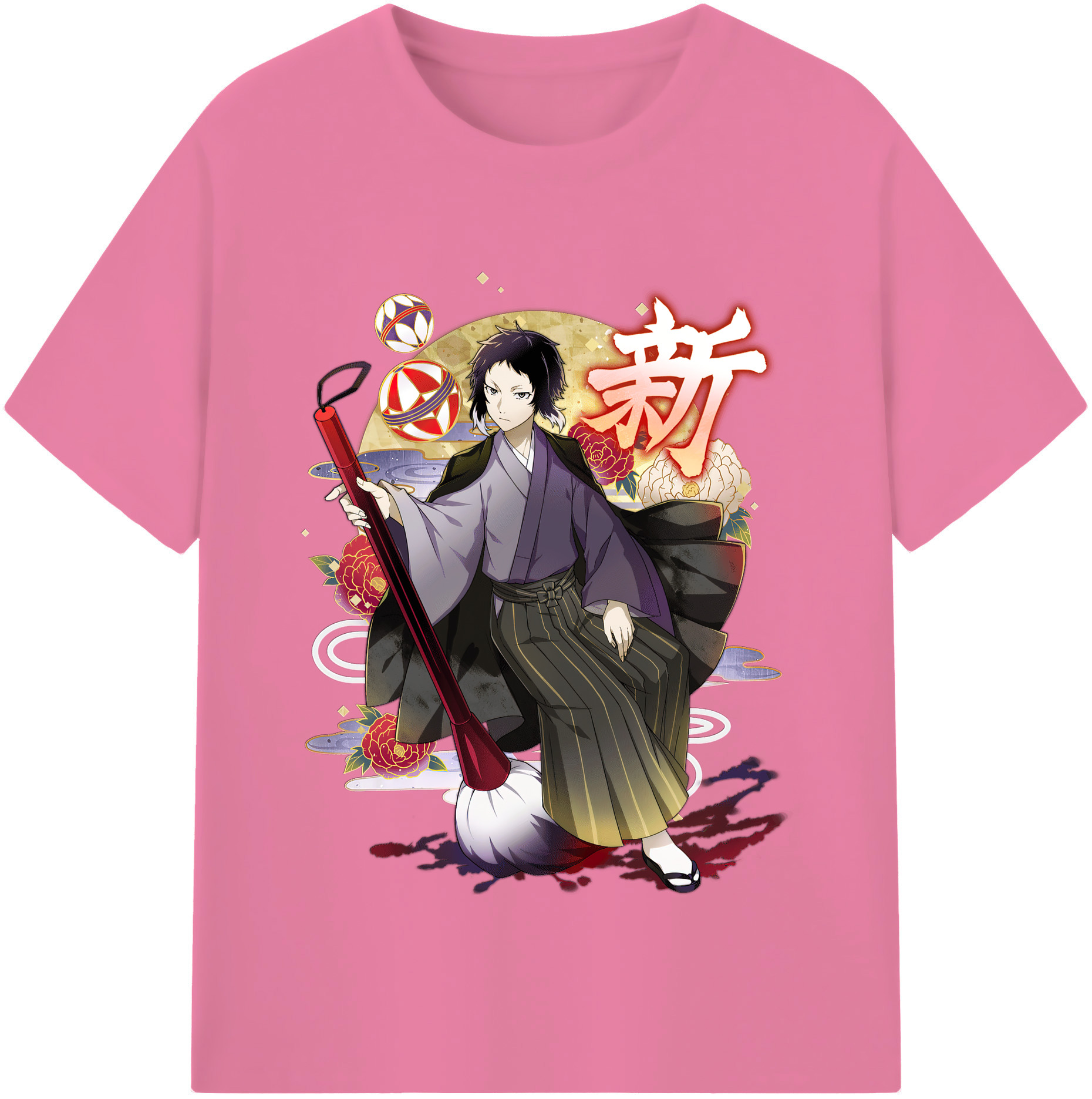 （画像用） 文豪ストレイドッグス Bungo Stray Dogs 綿100％半袖Tシャツ（フロントプリント）